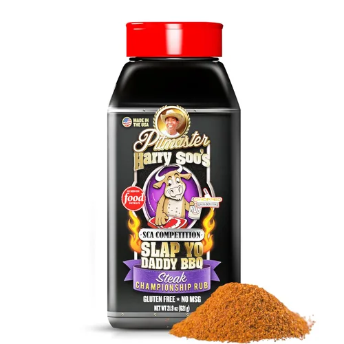 Miniatura 18 de Slap Yo Daddy - Condimento para barbacoa de Pecan Porkilicious – Condimento para asar a la parrilla y ahumar de Pitmaster Harry Soo – Sin MSG, sin