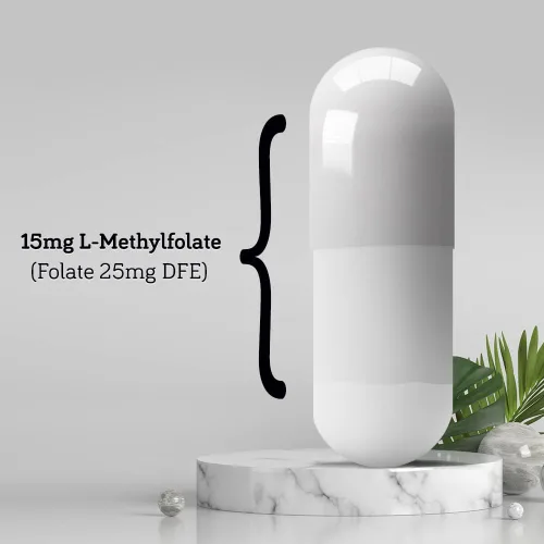 Miniatura 3 de DSO L Metilfolato de 15 mg (suplemento de 5 MTHF) – 90 cápsulas veganas (15 mg) – Suplemento de metilfolato activo L para el control