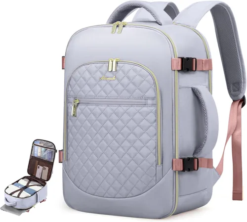 LOVEVOOK Mochila de transporte, mochila de viaje de 30 L para mujer, aprobada por aerolíneas, equipaje de negocios, fin de semana, mochila para la