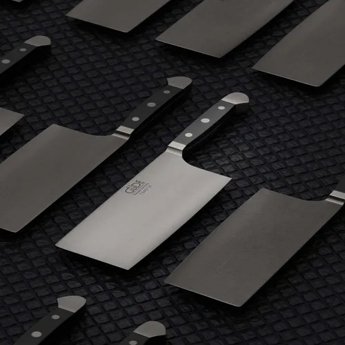 Miniatura 4 de Güde Alpha Series Cuchillo de carnicero forjado/afilado a mano, 7 pulgadas y 10 onzas, acero endurecido en hielo, fabricado en Solingen, Alemania