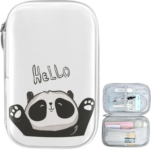 Miniatura 15 de Lindo Koala hojas verdes bolsa de lápices con cremallera organizador de lápices estacionario bolsa de maquillaje cosmético bolsa para la escuela