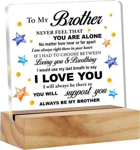 Miniatura 7 de Regalos de agradecimiento para jefes para hombres y mujeres - Placa de escritorio acrílica con soporte de madera - Día del jefe, despedida, recuerdo