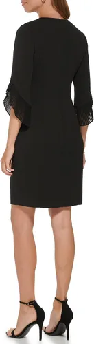 Miniatura 3 de DKNY Vestido de manga de gasa 34 para mujer