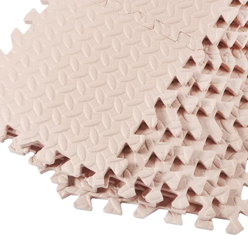 Miniatura 7 de Shihanee Alfombrillas de espuma para el suelo, tapetes de juego a granel con bordes entrelazados para gimnasio, guardería, dormitorio