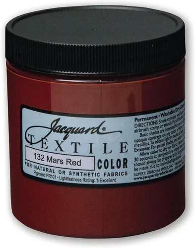 Miniatura 34 de Jacquard Pintura Textil 8 Oz Negro