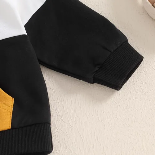Miniatura 91 de Conjunto de ropa de otoño e invierno para bebé y niño, sudadera larga con capucha y pantalones para niños pequeños, 6, 12, 18, 24 meses, 2T