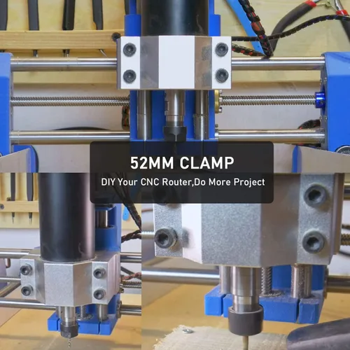 Miniatura 7 de Daedalus Soporte de montaje de abrazadera de husillo de 2.047 in Uso para máquina de motor de fresado CNC de husillo (abrazadera de 2.047 in)