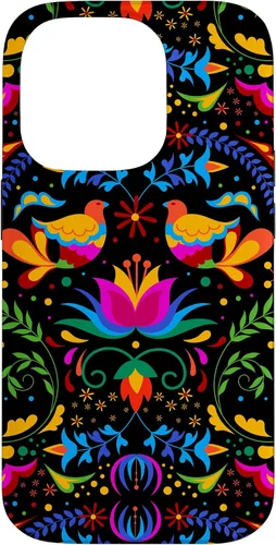 Miniatura 17 de Funda para iPhone 17 de Mexican Heritage Otomi Pride Love Peace Doves