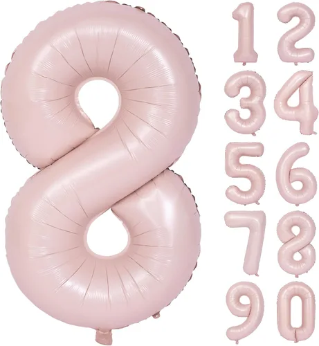 Miniatura 146 de Globos de helio de 40 pulgadas con dígitos dorados para fiesta de cumpleaños., Número 0, 40 pulgadas, número 0 oro 7