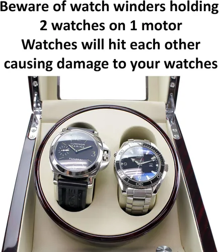 Miniatura 5 de Versa Enrollador de reloj doble Elite en cuero negro