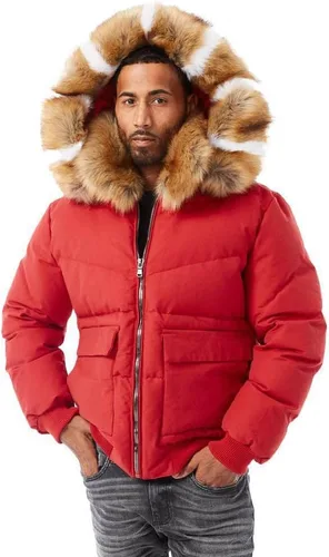 Miniatura 7 de Jordan Craig Hombre Hollis Bomber Chaqueta (Rojo)
