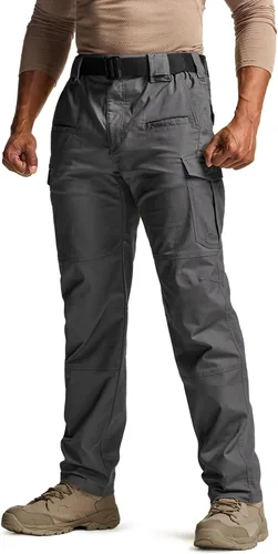 Miniatura 181 de CQR – Pantalones tácticos elásticos tipo cargo para hombre, resistentes al agua, de tela ripstop (antidesgarros), ligeros, ideales para uso diario