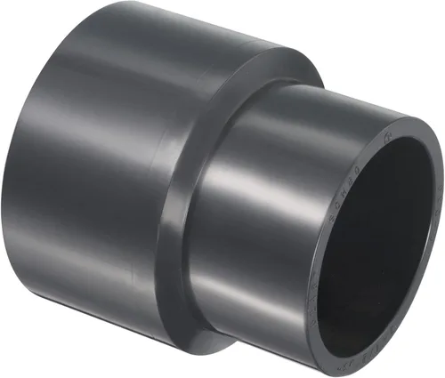 Miniatura 45 de PATIKIL UPVC Reductor de tubería de montaje de 1-1/2 "x 1" Socket Schedule 80, conector adaptador de acoplamiento recto, gris