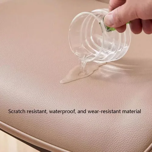 Miniatura 7 de AYARNA Juego de 6 sillas de cocina y comedor de piel sintética, sillas de mostrador para sala de estar, patas de metal resistentes, sillas de Azul