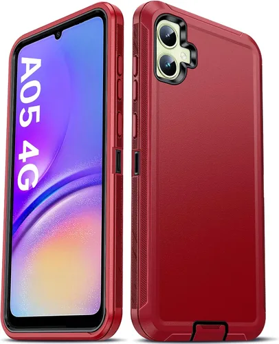 Miniatura 60 de LeYi Funda compatible con Samsumg Galaxy A05 4G: Galaxy A05 4G con resistente a los golpes, 3 en 1 de cuerpo completo, protección resistente