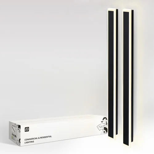 Miniatura 8 de ASD Lámpara LED de pared de montaje empotrado de 48 pulgadas de largo, 36 W, 2800 lúmenes, 3000 K-5000 K, 100-277 V, 3CCT, regulable, impermeable