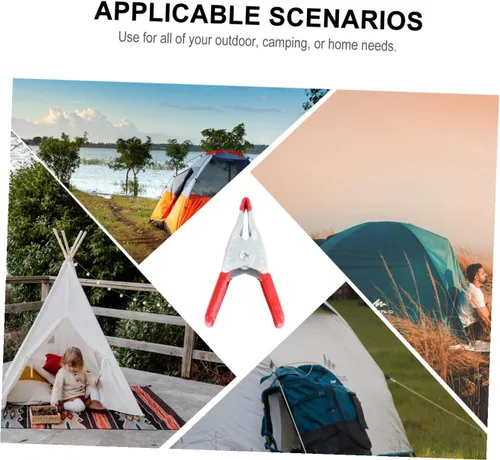 Miniatura 5 de BESTOYARD 10 abrazaderas de resorte, abrazaderas de lona, abrazaderas de abrazadera de resorte de acero, abrazaderas de alta resistencia, clips