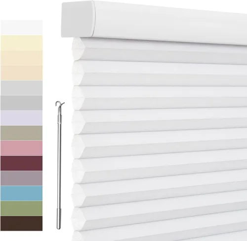 Miniatura 13 de Tonature Persianas Celulares de Tamaño Personalizado para Ventanas Cortinas Blackout sin Cordón Persianas Enrollables Protección UV Aislamiento