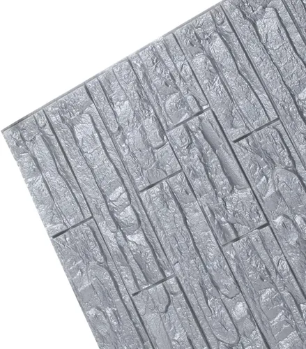 Miniatura 10 de ECYC Ltd 1 panel de pared de espuma 3D de 23.62 x 23.62 pulgadas, autoadhesivo, impermeable, para sala de estar, dormitorio, fondo de televisión