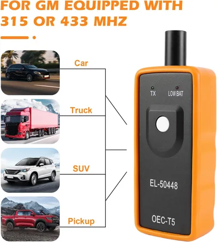 Miniatura 5 de Herramienta de restablecimiento TPMS, herramienta de programación y activación del sensor del monitor de presión de neumáticos automotriz OEC-T5