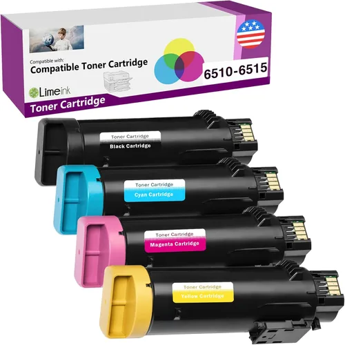 Limeink Cartucho de tóner de repuesto compatible para Xerox 6515 para Xerox Phaser 6510 para Xerox Workcentre 6515 106r03480 106r03478 para Xerox
