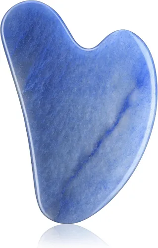 Miniatura 16 de rosenice Gua Sha - Herramientas faciales de guasha negra, piedra de jade Gua Sha para el cuidado de la piel facial, tensiones corporales faciales