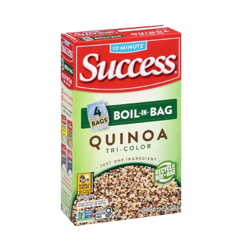 Miniatura 11 de SUCCESS Arroz para hervir en bolsa, Arroz blanco, Comidas de arroz rápidas y fáciles, Caja de 21 onzas