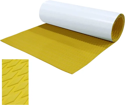 Miniatura 15 de HZshark EVA Foam Boat Decking Sheet Universal DIY Surfboard Traction Pad Non-Slip Grip Mat Trimmable Sheet for Kayak RV Yacht Pool Skateboard Gris