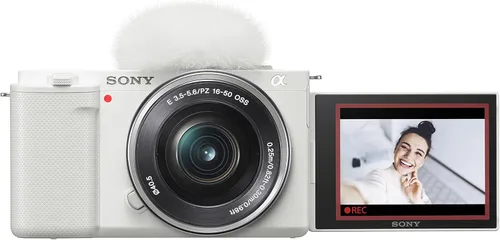 Sony Alpha ZV-E10 - APS-C - Cámara con lente intercambiable, sin espejo, para videoblogueros, color blanco