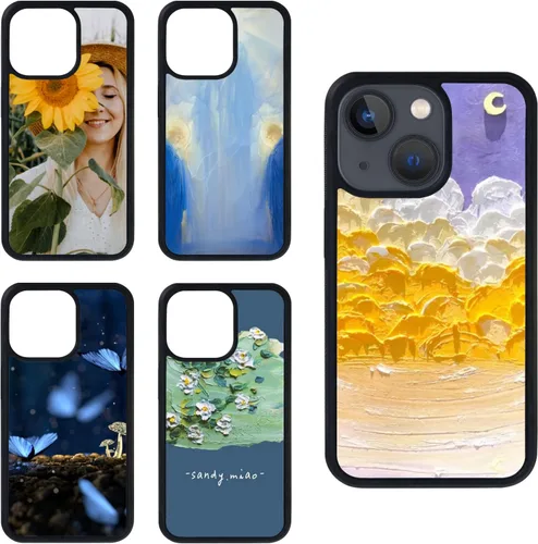 Miniatura 5 de 5 fundas de teléfono de sublimación para iPhone 13 Mini 5.4 pulgadas sublimación espacios en blanco imprimibles fundas de teléfono personalizadas