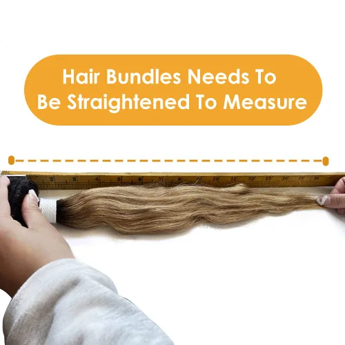 Miniatura 2 de X-TRESS 1b27 - 1 paquete de extensiones de cabello brasileño ondulado con degradado rubio miel, 100 % humano, extensiones de cabello humano