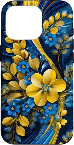 Miniatura 19 de Bandera de estilo floral de Ucrania para iPhone 11 Pro Max - Funda del orgullo ucraniano