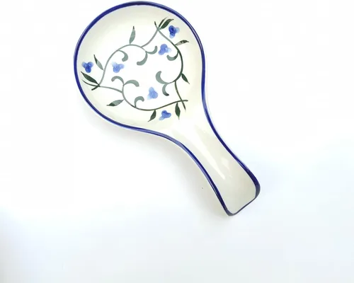 Miniatura 7 de Lindo soporte para cucharas de cerámica grande para encimera de cocina, estufa, resistente al calor, apto para lavavajillas, soporte para utensilios