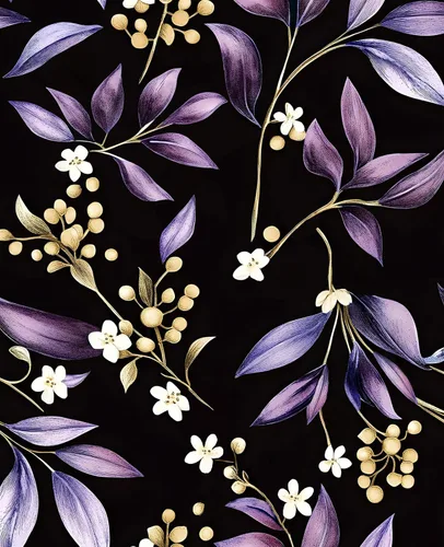 Miniatura 9 de Papel tapiz floral vintage azul marino oscuro extra largo, 17.5 pulgadas x 393 pulgadas, papel de contacto bohemio pelable, papel de pared botánico