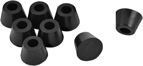 Miniatura 5 de Pies de goma, 8 almohadillas de goma de repuesto de 1.181 x 0.787 in con tornillos a juego, para altavoz de alta fidelidad, guitarra, amplificador