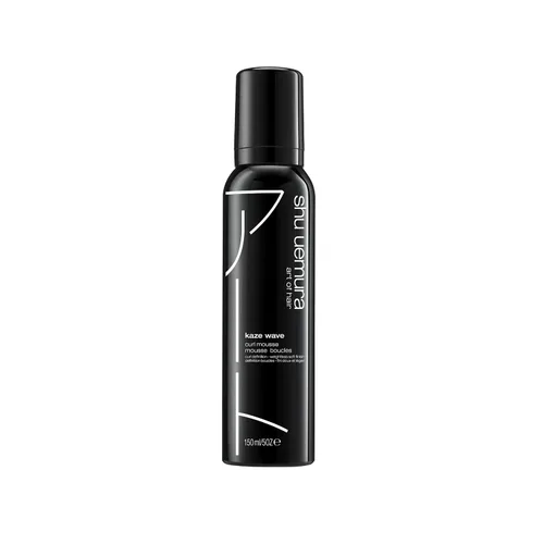 shu uemura art of hair Kaze Wave Curl Defining Mousse - Domina el encrespamiento y proporciona protección contra el calor, para cabello ondulado y
