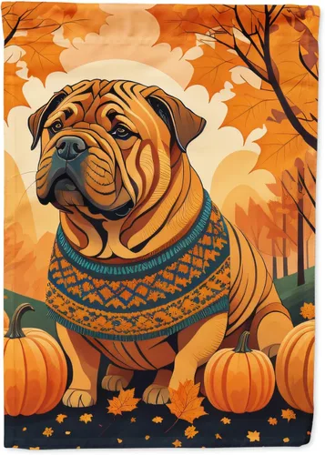 Miniatura 30 de Caroline's Treasures DAC1001GF Affenpinscher - Bandera decorativa para jardín de otoño, decoración para patio exterior, patio, parterres