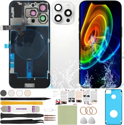 Miniatura 27 de Funda trasera de repuesto compatible con iPhone 8 de 4.7" + Herramientas profesionales (Gris espacial)