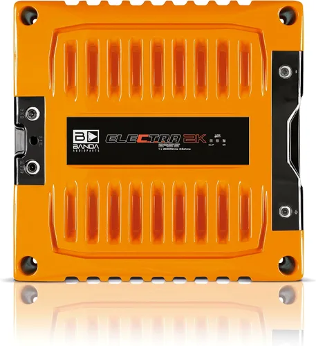 Miniatura 2 de BANDA 2K2OHMORANGE - Amplificador de graves mono de alta potencia con filtro subsónico y filtro de paso bajo estable a 2 ohmios, indicadores LED