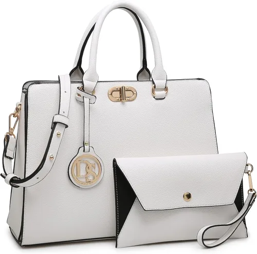 Dasein Bolsos de Mano para Mujeres Carteras Bolsos de Trabajo para Damas Cartera Satchel Tote con Asa Superior Bolsos de Hombro con Clutch a Juego