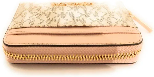 Miniatura 5 de Michael Kors Jet Set Travel - Funda para tarjetas con cierre medio vainilla rosa café rosa