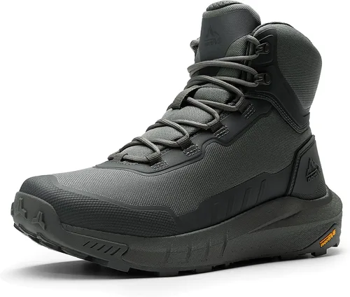 Miniatura 10 de NORTIV 8 Suela acolchada táctica ligera para hombre, para el trabajo, todo el día, cremallera lateral, motocicleta, combate, militar, bota
