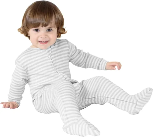 Miniatura 2 de Pijama para dormir de lana de merino Woolino Footie Sleeper, para 0a36meses.