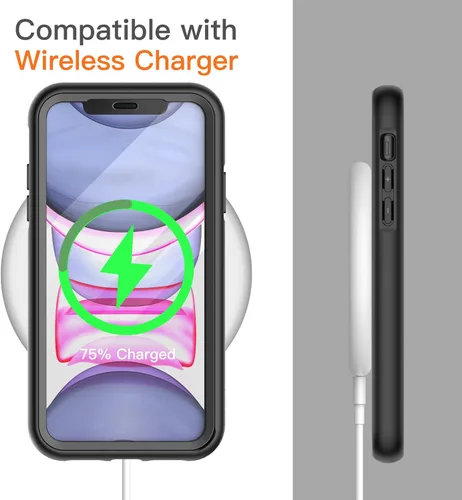 Miniatura 6 de JETech Funda para iPhone 11 de 6.1 pulgadas con protector de pantalla integrado antiarañazos, cuerpo completo de 360 grados, cubierta de teléfono