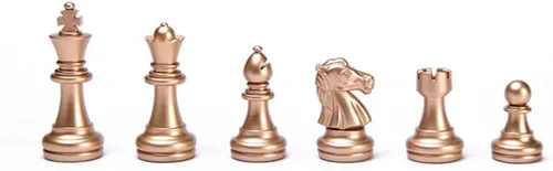 Miniatura 4 de Ajedrez Viajero con Color Oro y Plata,3810A