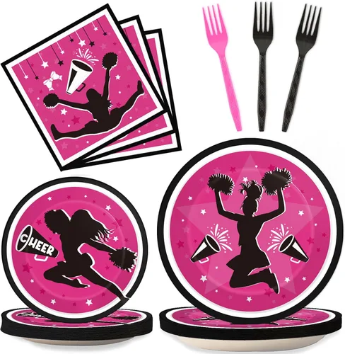 Miniatura 53 de 96 piezas de decoraciones de vaquera, suministros de fiesta, platos de papel con estampado de vaca, platos y servilletas desechables occidentales