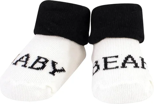 Miniatura 208 de Hudson Baby Conjunto de babero y calcetines unisex de algodón para bebé