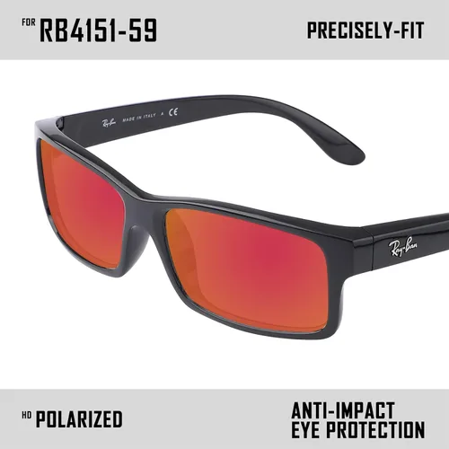 Miniatura 2 de Lentes de repuesto polarizadas para gafas de sol Ray-Ban RB4151 de 2.323 in
