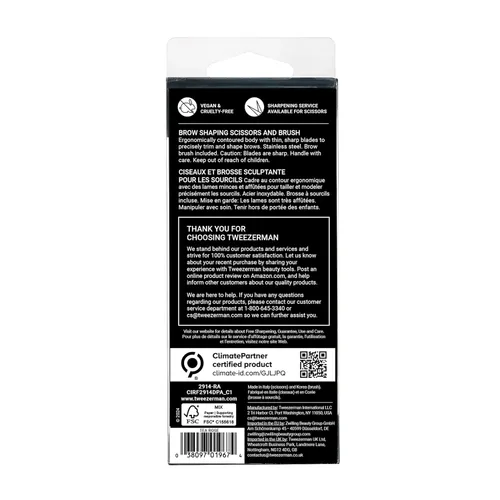Miniatura 7 de Tweezerman Exclusivas Tijeras y Cepillo para Cejas con Rosa de Té Tea rose
