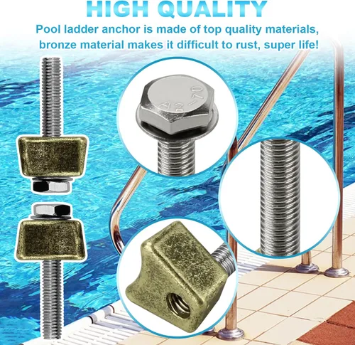 Miniatura 4 de Anclajes de escalera de piscina – PW-4C Perma-Socket Wedge Assy para perno de anclaje de bronce fundido Perma/Ajuste de 3 ", 4 " enchufes